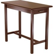 Winsome Winsome 94540 Kitchen Island Table with 2 Drawers - Antique Walnut 94540